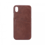 ONSALA Mobile Cover Brown with Cardpocket iPhone X/XS