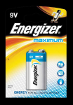 Energizer Bateria Maximum Alkaline 9V 6LR61 2pk