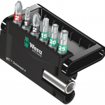 WERA 7-kohaline pealkirjade komplekt koos konteineriga BC7