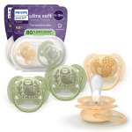 PHILIPS Avent Ultra Soft tutti, 618 kk, 4 tk, bee/helesinine (SCF091/52)