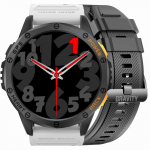 Gravity Smartwatch GT24-2 GPS musta silikooniarvaga + valge silikooniarvaga / musta