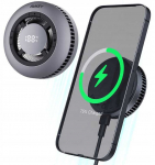 AUKEY MagFusion GameFrost Qi2 magnetiline juhtmevaba laadija, must