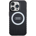 Audi IML Big Logo MagSafe korpus iPhone 14 Pro jaoks - must