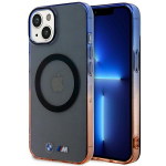 BMW Etui BMHMP14SHTGE iPhone 14 / 15 / 13 6.1" sari/halli kvakott Gradient Bumper MagSafe