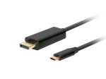 LANBERG USB-C (isane) kaabel - AND gt; DisplayPort (isane) 1,8 m 4K 60 Hz must