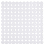 Berilo Bathmat Brick White 54x54cm