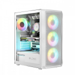 Logic Concept Arvuti korpused PORTOS ARGB MIDI Valge