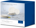 Villeroy AND Boch Wonderful World White 4 Friends lauanud, 36 tk (10-1155-9032)