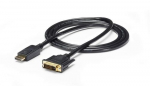 StarTech.com 6ft (1.8m) DisplayPorti DVI kabel, DisplayPorti DVI adapterkabel, passiivne DP DVI-D video muundur, 1080p - DP2DVIMM6 asendus