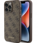 CG Mobile SAS IPhone 15 Pro Max 6,7" GUHCP15XG4GFBR brown HC PU 4G Metal Logo