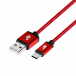 TB kaabel USB - USB C 1,5 m rubiinlint