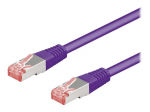 Goobay CAT 6 S/FTP CU 0,5m Violet