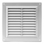 EUROPLAST GRILLE VENTILATION 150X150, WHITE