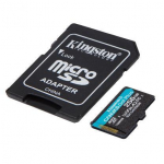 KINGSTON microSD 256GB CanvasGo! Plus 200MB/s A2 U3 V30 + Adapter