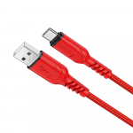 Hoco USB-kaabel A-st USB-C-sse, 3A, 1 m, X59, punane