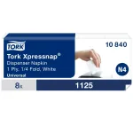 Tork Salvet Universal XPRESSNAP, 1 lauks, 225 salvet, 21.6 x 33 cm, valge vrvi, 5 tk/pakk.