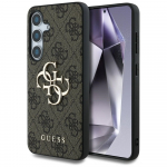 GUESS Etui Big 4G Logo Classic Logo do Samsung Galaxy S25 Plus brzowy