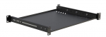 Lanview 19"" D=600 Special Tray with side arms and sliding Black