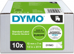 DYMO D1 lint 12 mm must valgel, 7 m, pakis 10 tk (2093097)