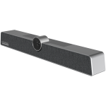 PRESTIGIO SOLUTIONS VCS Collaboration Bar Alpha: UHD, 12MP, 6 mic, 12m (Range), Connection via USB Type-C or AUX