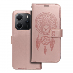 MEZZO raamatukarp XIAOMI Redmi Note 14 5G jaoks, roos kuldne unenokangur