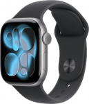 APPLE Vaata Ser.11 GPS Cell 42mm Alu gr Sport sw S/M