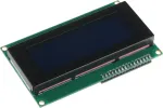 Joy-iT LCD-moodul 4 rida 20 themust LCD20x4 ( IC ) PCF8574 juhendusega sinise tagakuluga