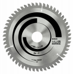 Cutting disc BOSCH MULTI MATERIAL, 190 x 2.4 x 30 mm, 54 teeth, for wood, aluminum, laminate