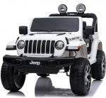 Techwo Jeep Wrangler Rubicon 12V elektriauto, valge (6950241)