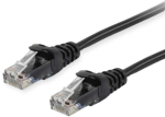 Equip Patchkaabel Cat6 U/UTP 2xRJ45 0,50m must PVC poletkk