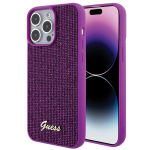 GUESS GUHCP15XPMSDGSF iPhone 15 Pro Max 6.7" fuksja/fuusia vrvi kare mbris Metal Script