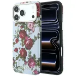 GUESS Case Blossom Roses Print MagSafe iPhone 18 Pro / 17 Pro jaoks sinine