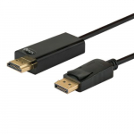 Savio CL-56 videokaabeladapter 1,5 m DisplayPort HDMI A-tp (standardne) must