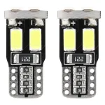 Amio LED CANBUS 6SMD-2 5730 T10 (W5W) Valge