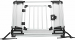 Universal Car Grid : Trixie Universal Rear Car Grid, 94-114 69 cm, silver|black