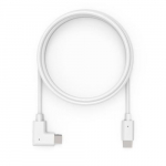 Compulocks 6ft Charge AND amp; Data USB-C to USB-C 90-kraadiline kabel iglasuuline valge