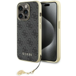 GUESS GUHCP15LGF4GGR iPhone 15 Pro 6.1" sari/halli kvakaaneline 4G Charms Collection
