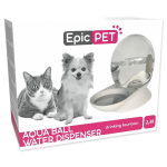 Automatic water dispenser for animals : Placek Cat Epic Pet Aqua ball water dispenser 2.8l| 30 cm