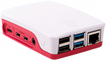 Raspberry Pi plastikust mbris 4 B arvutile, valge (RB-CaseP4+06W)