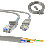 Extralink Kat.5e UTP 5m | LAN Patchcord | vaskne keeratud paar