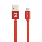 Swissten Tekstiil Universal Quick Charge 3.1 USB-C andmete ja laadimiskaabel 1,2m