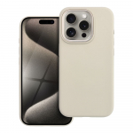 IPhone 15 PRO Forcell F-Protect Frame Premium mbris, hildub Magsafe'iga, antiikvalge