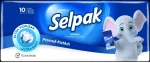 SELPAK Kabatlakatii Classic, 4 stk, valge vrvi, 10 stk/pakk.