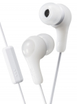 JVC Gumy Plus HA-FX7M In Ear with Mic + Remote Headphones White