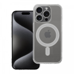 CLEAR MAG COVER case with camera protection compatible with MagSafe for IPHONE 15 PRO transparent