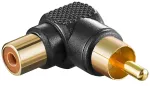 Goobay leminek RCA kontaktpesa must 90