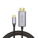 Savio USB-C-HDMI kaabel CL-199, 2m