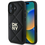 DKNY DKHCP16SPQQDSLK iPhone 16 6.1" tarny/must tikitud stkk Logo