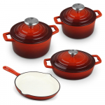 Malmnude komplekt CS Kochsysteme Xanten 067489, punane
