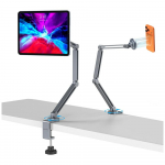 Magnetyczny uchwyt na telefon i tablet 4smarts Mount ErgoPro Desk Clamp -szary
